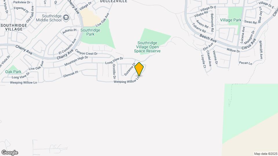 12025 Weeping Willow Ln Map and Location Details