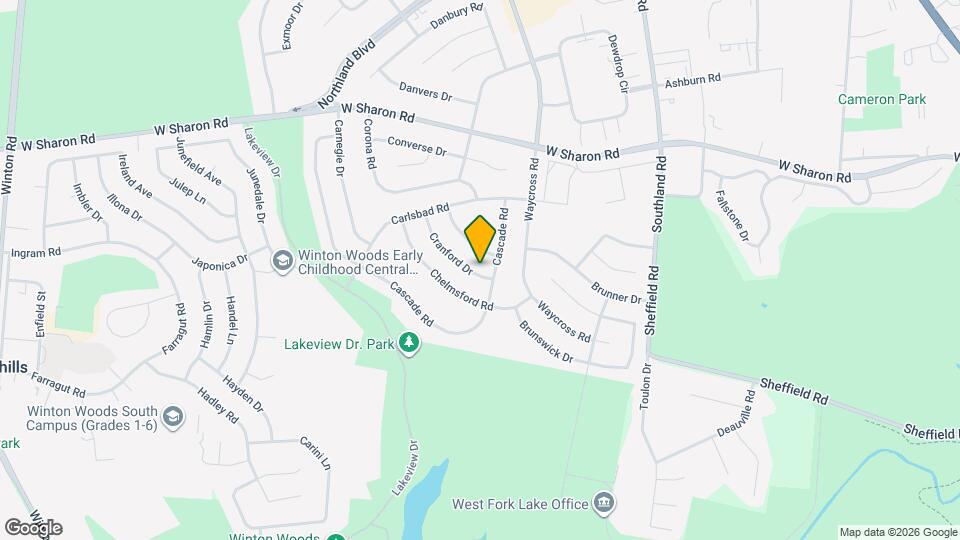 650 Cranford Dr Mapa y Detalles de la Ubicación