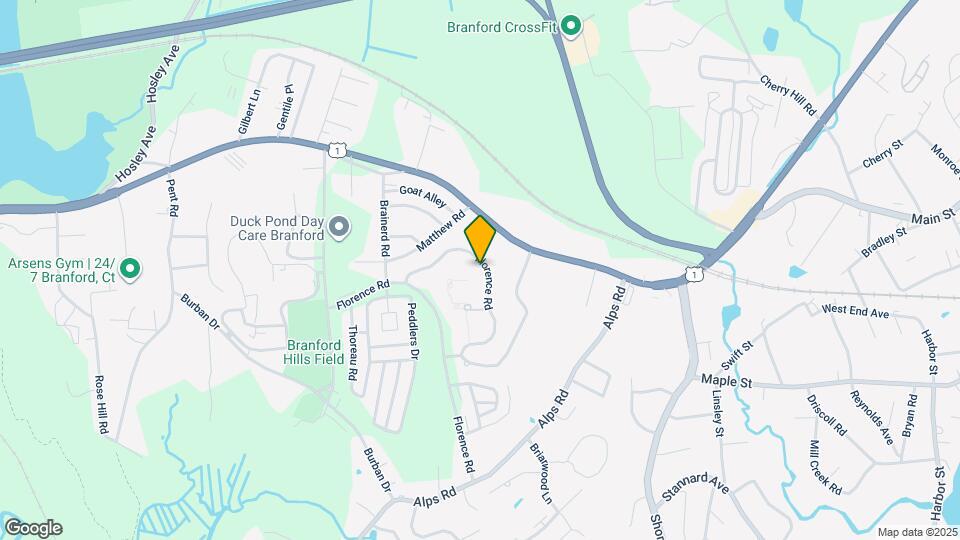 105 Florence Rd Map and Location Details