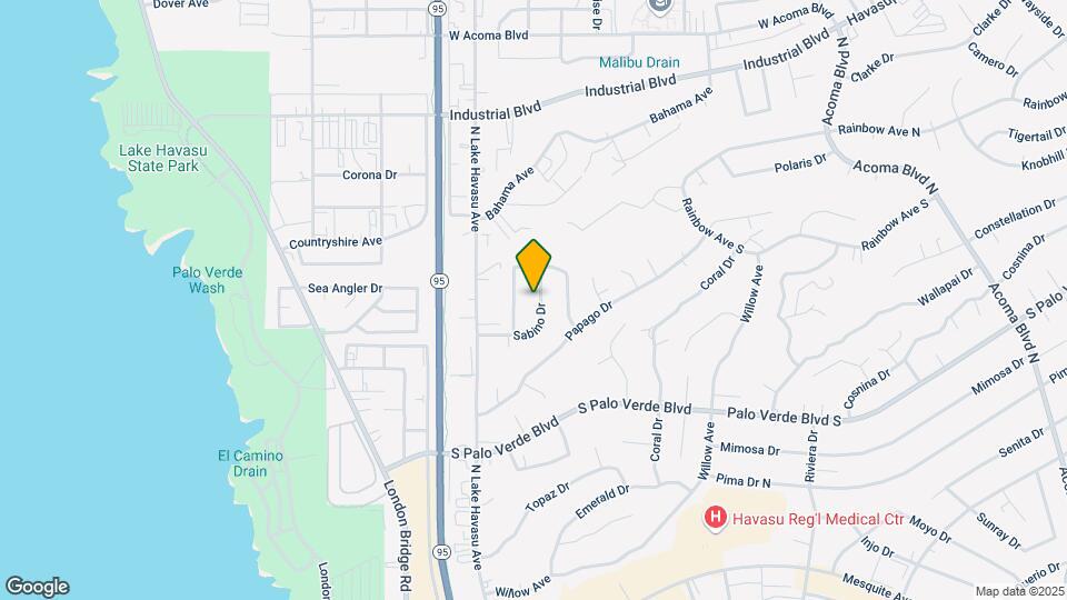 423 Sabino Dr Map and Location Details