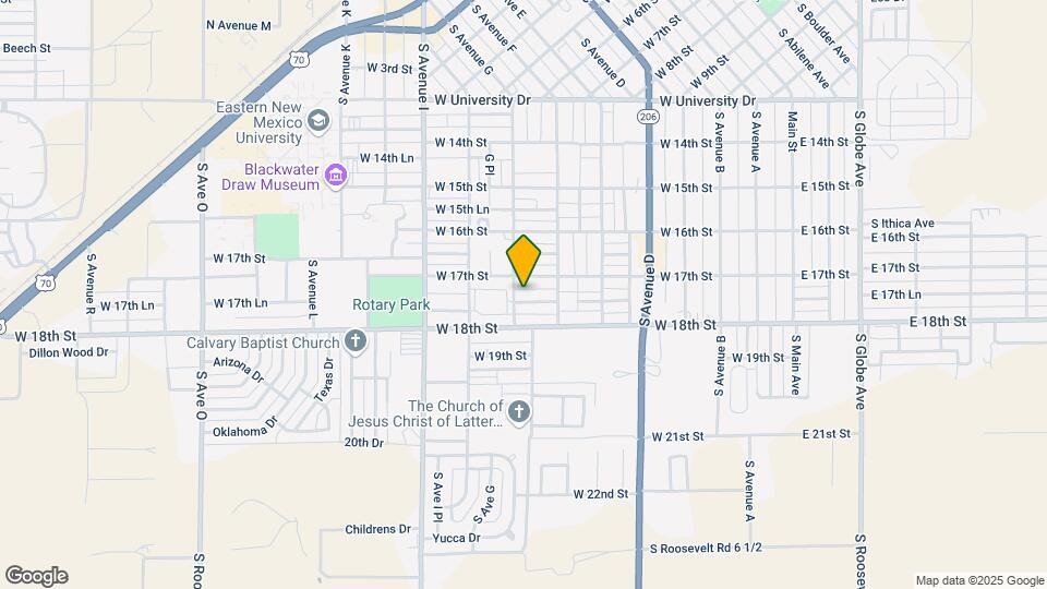 728 W 17th Ln Map and Location Details