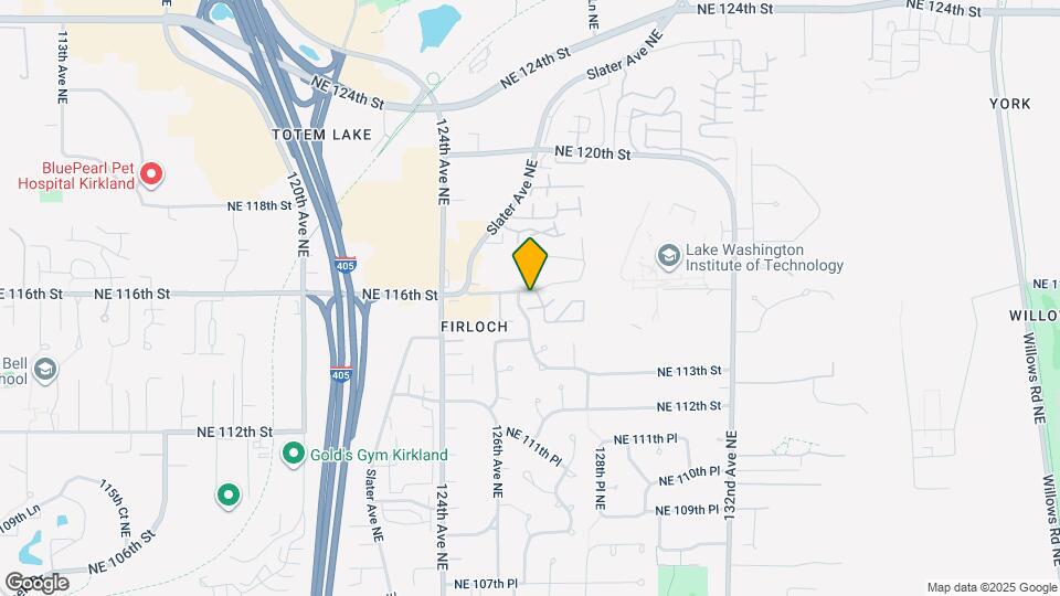 12709 NE 116th St Map and Location Details