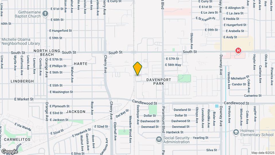 5505 Ackerfield Ave. Long Beach, CA 90805 Map and Location Details
