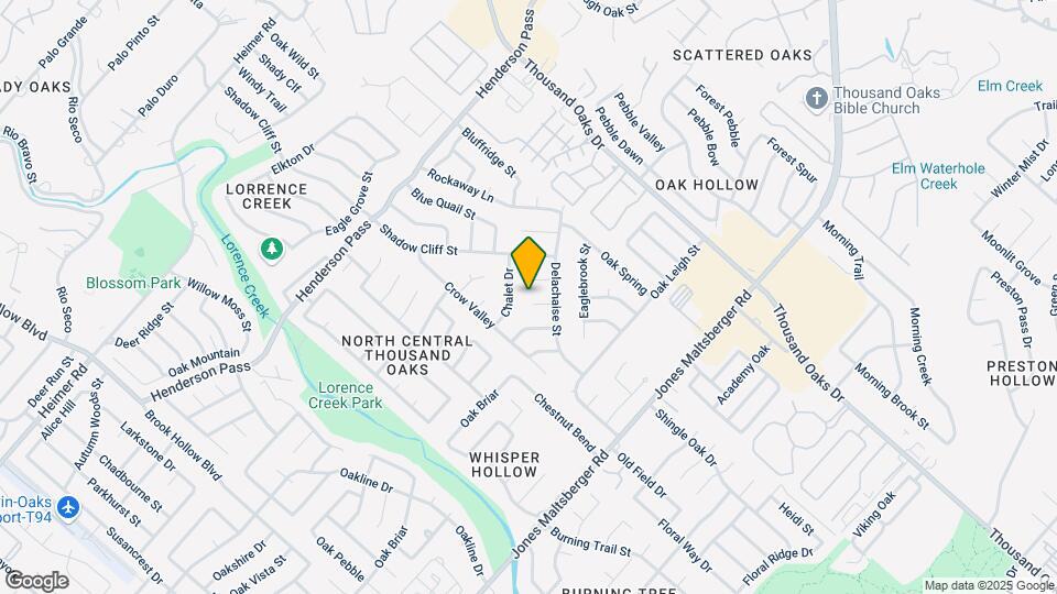 2507 Hidden Glen St Map and Location Details