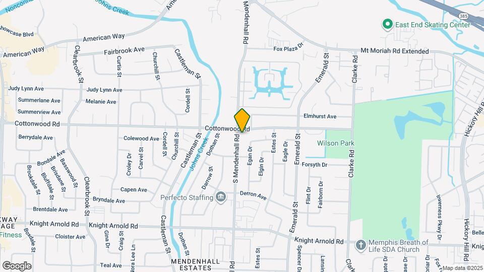 2942 S Mendenhall Rd Map and Location Details