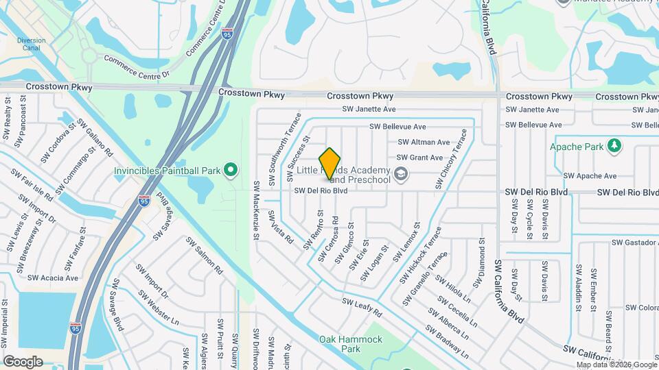 2011 SW Del Rio Blvd Map and Location Details