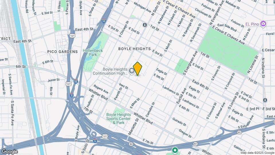 321 S Fickett St Map and Location Details