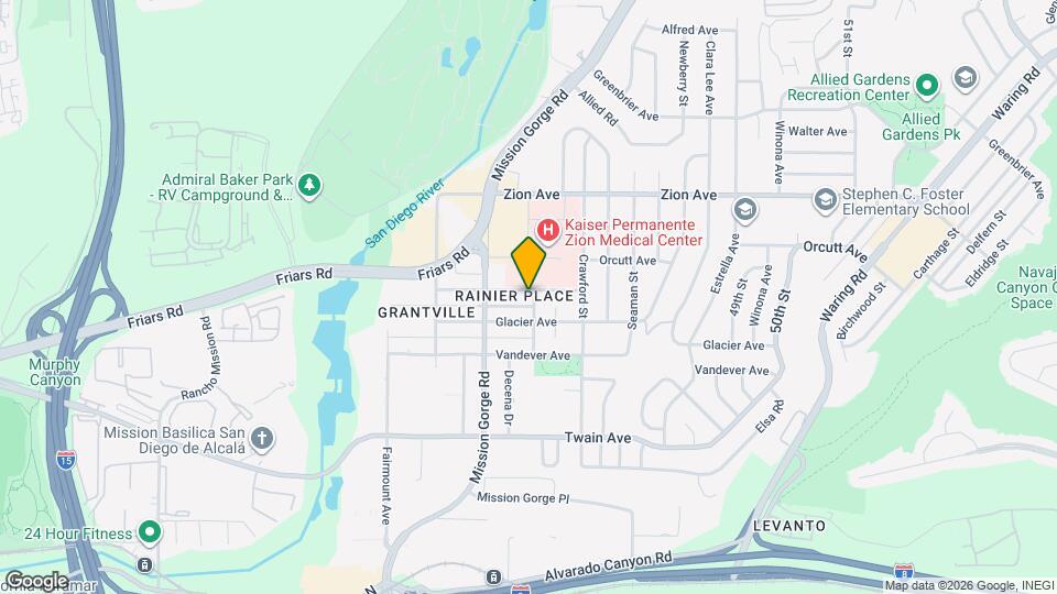 4563 Rainier Ave Map and Location Details