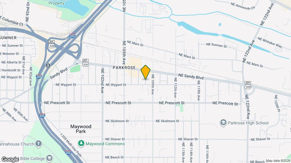 4722 NE 108th Ave Map and Location Details