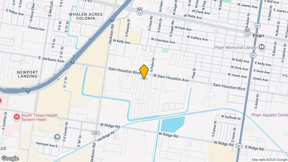806 S Palm Dr Map and Location Details