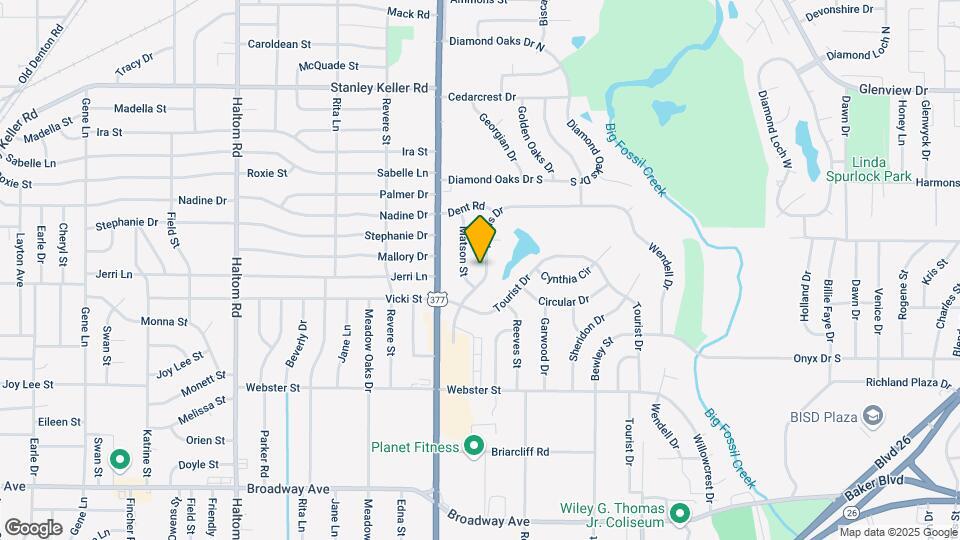 3745 N Hills Dr Mapa y Detalles de la Ubicación