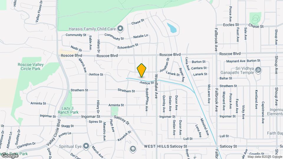 8031 Melba Ave Map and Location Details