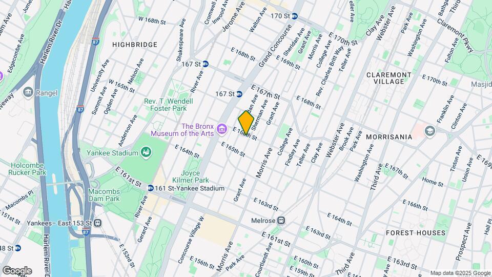 210 E 166th St Map and Location Details