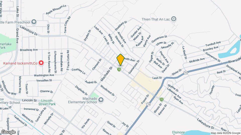 16510 Lakeshore Dr Mapa y Detalles de la Ubicación