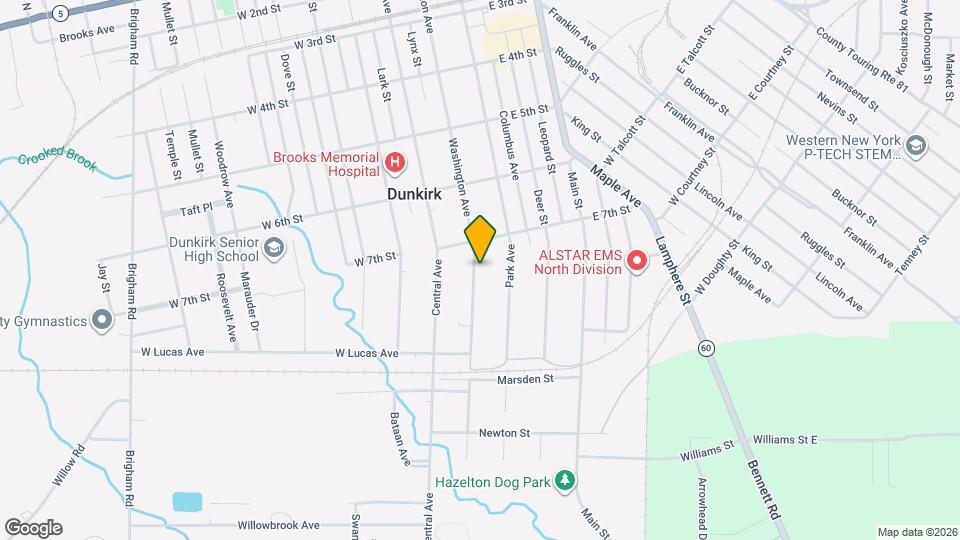 718 Washington Ave, Unit Right Side Map and Location Details