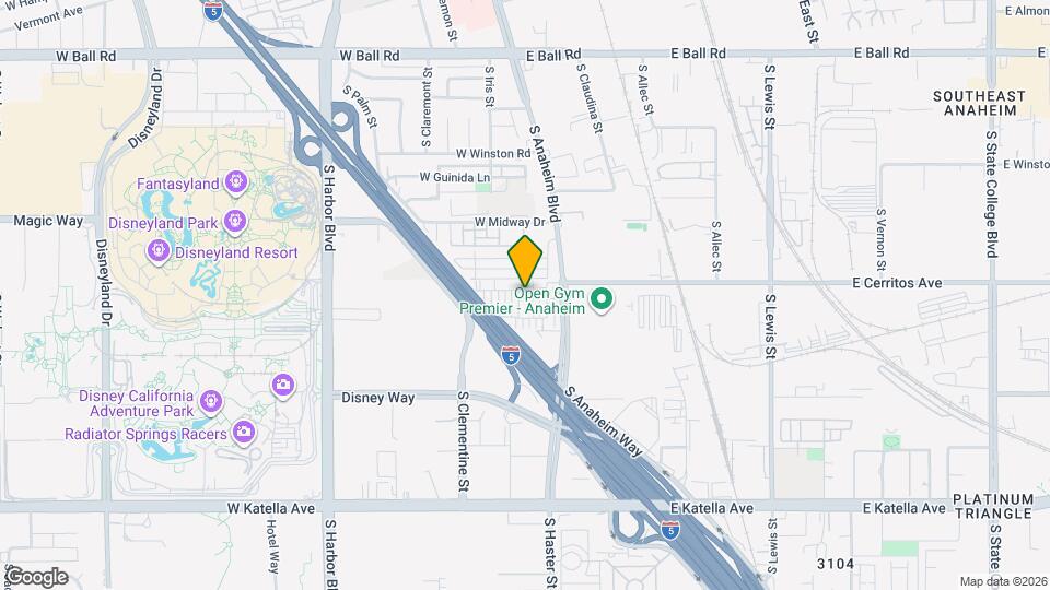 1426 S Urbana St, Unit 100 west Map and Location Details