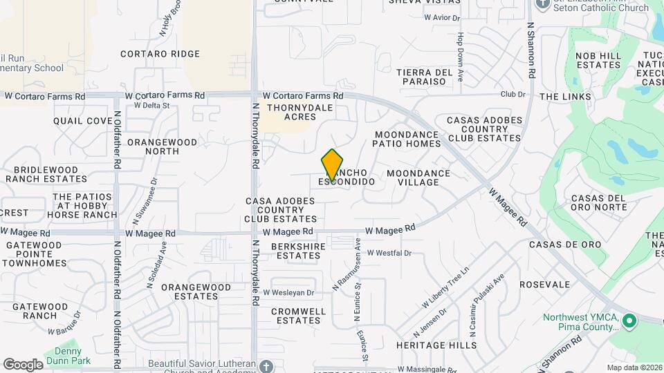 3548 W Camino de Urania Map and Location Details