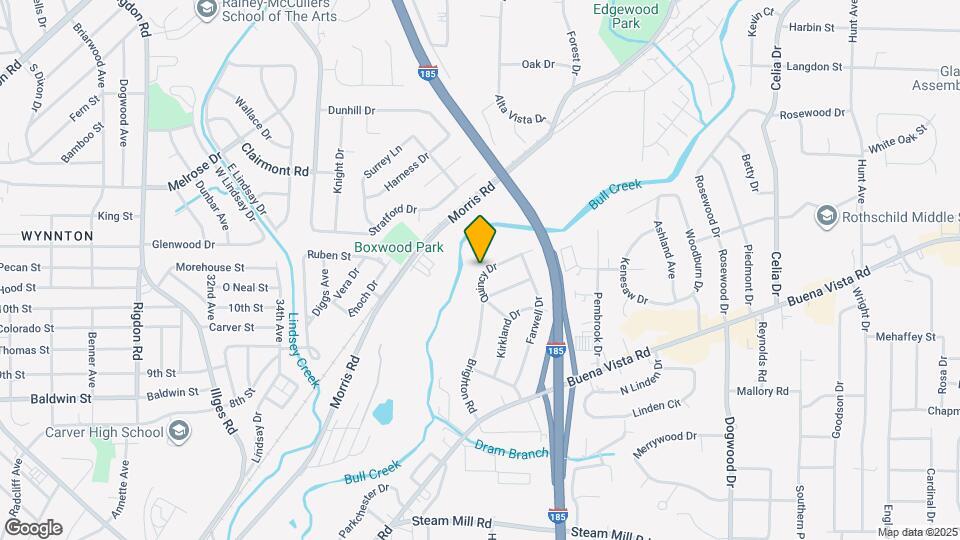 1033 Quincy Dr Mapa y Detalles de la Ubicación