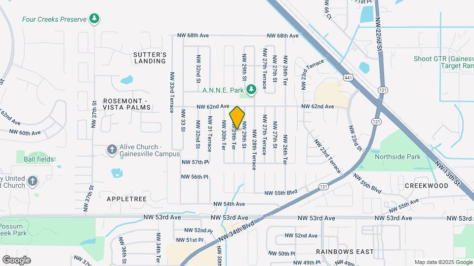 6007 NW 29th Ter Map and Location Details