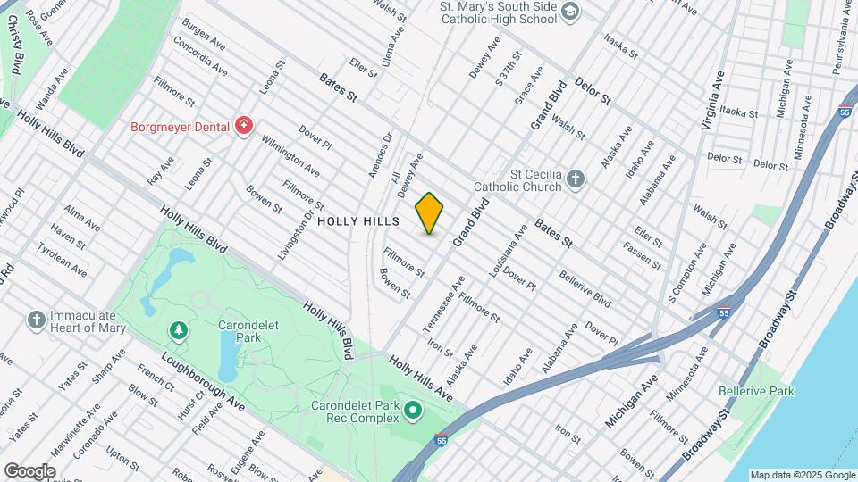 3629 Wilmington Ave, Unit 2nd Floor Map and Location Details