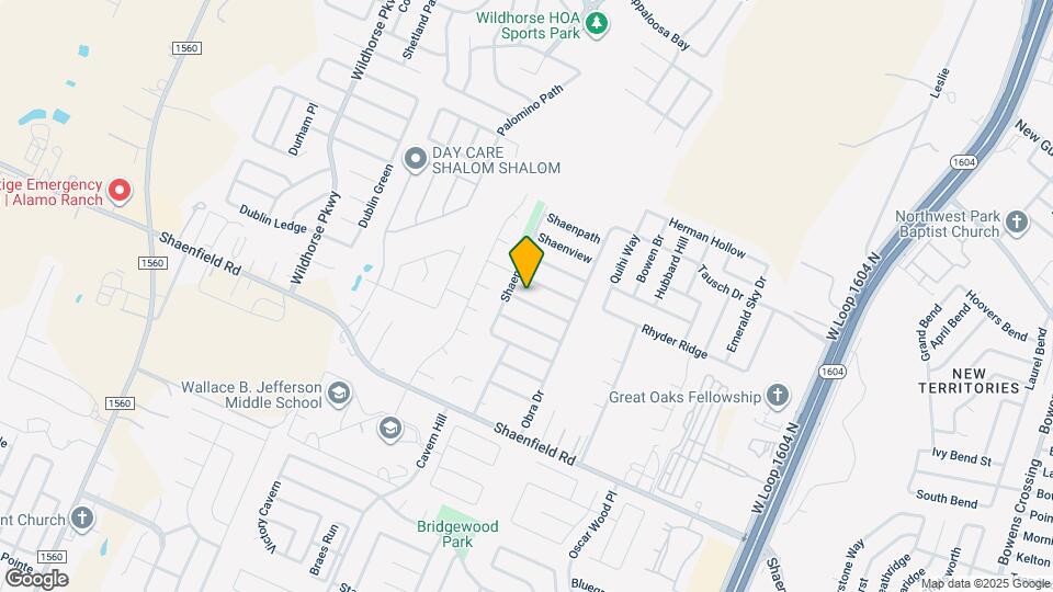 10719 Shaencrest Map and Location Details