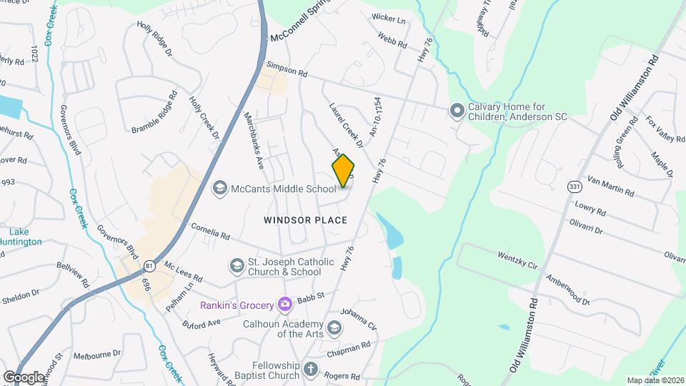 109 Ashton Ln Map and Location Details