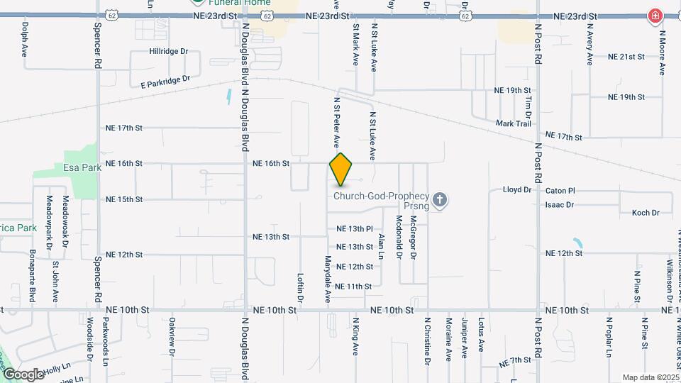 9313 NE Stardust Ln Map and Location Details