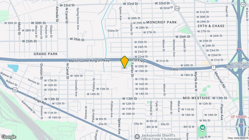 1851 W 19th St Mapa y Detalles de la Ubicación