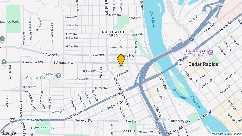 321 5th St NW Map and Location Details