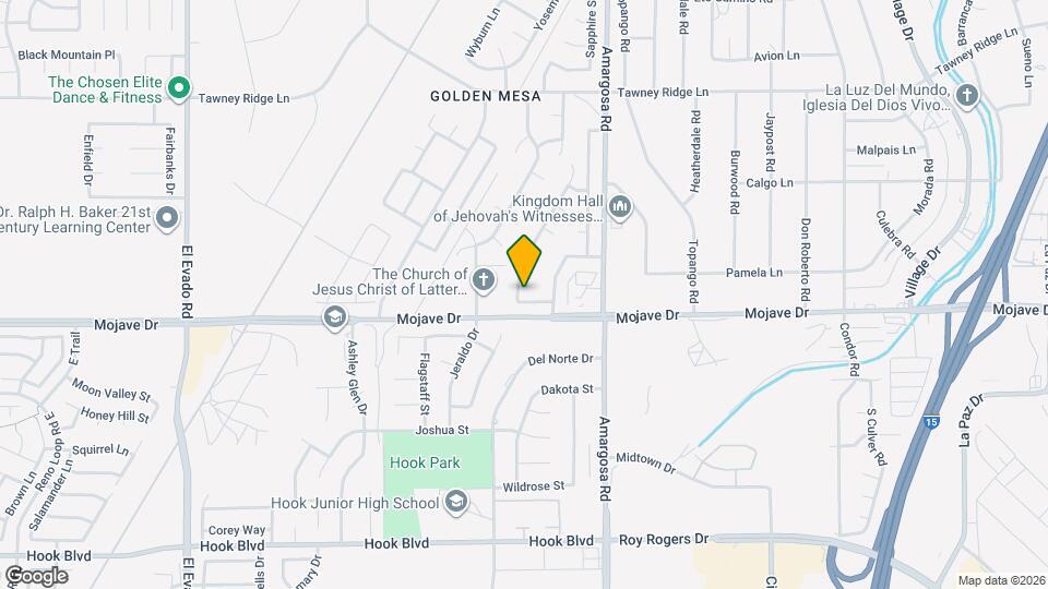 15150 Mesquite Ave Map and Location Details