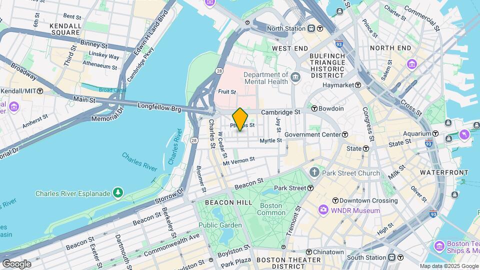55 Revere St, Unit A Mapa y Detalles de la Ubicación