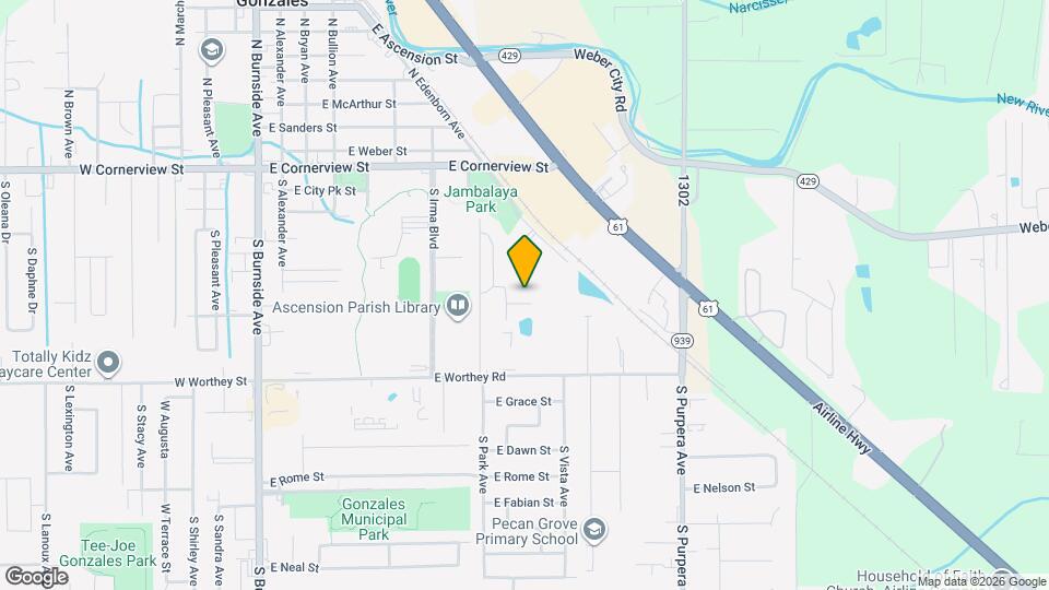 1206 E St Charles St Mapa y Detalles de la Ubicación