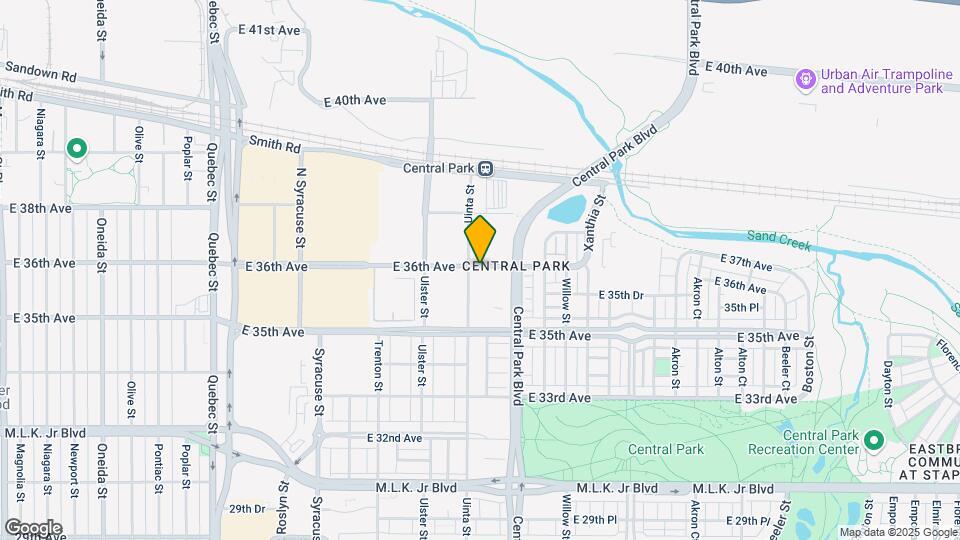 8220 E 36th Ave Mapa y Detalles de la Ubicación