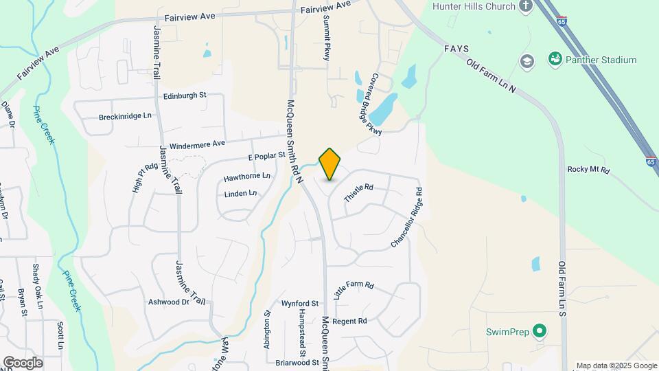 2018 Chancellor Ridge Rd Map and Location Details