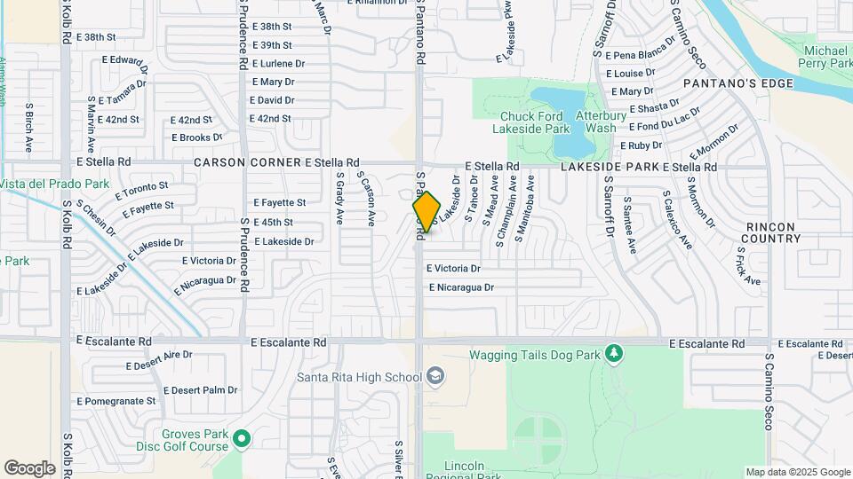 3431 S Pantano Rd Map and Location Details