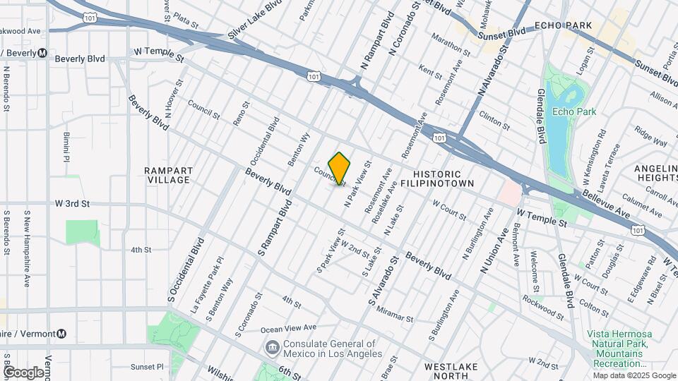 140 N Carondelet St Map and Location Details