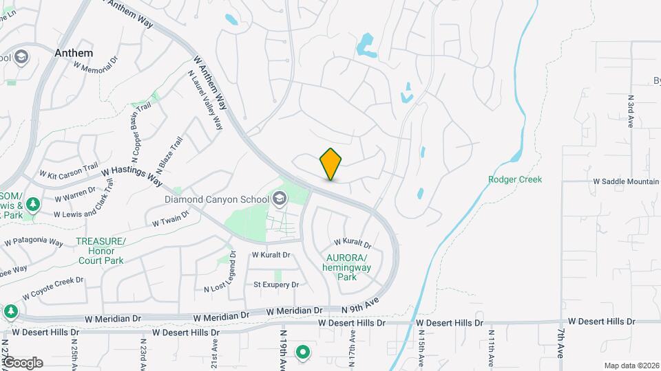 1743 W Owens Way Map and Location Details