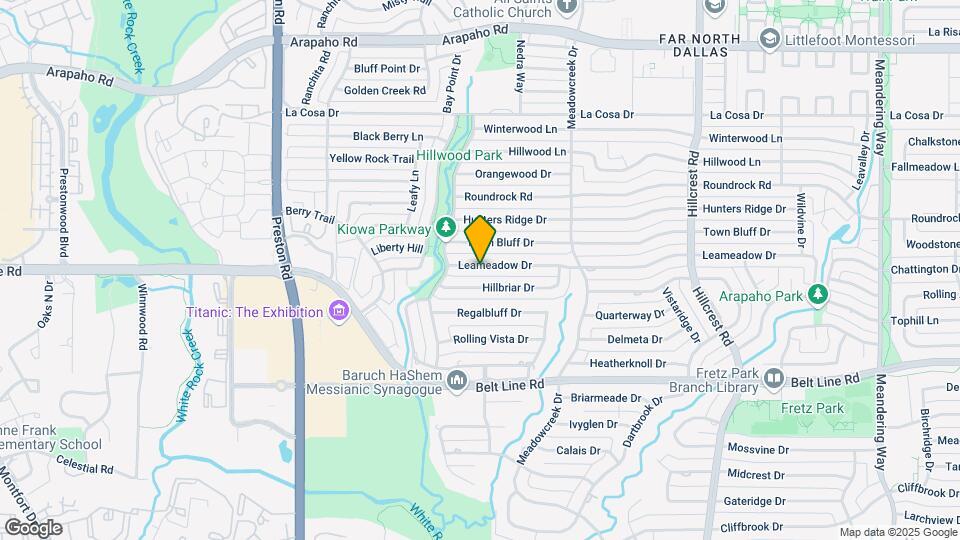 6626 Leameadow Dr Map and Location Details
