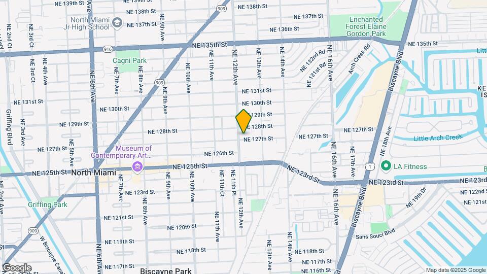 1215 NE 127th St Map and Location Details