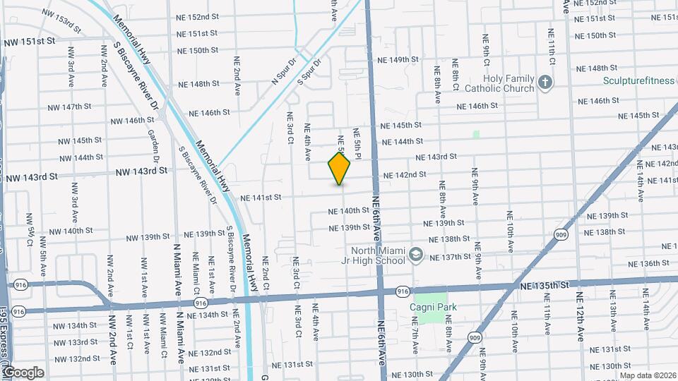 495 NE 141st St Map and Location Details