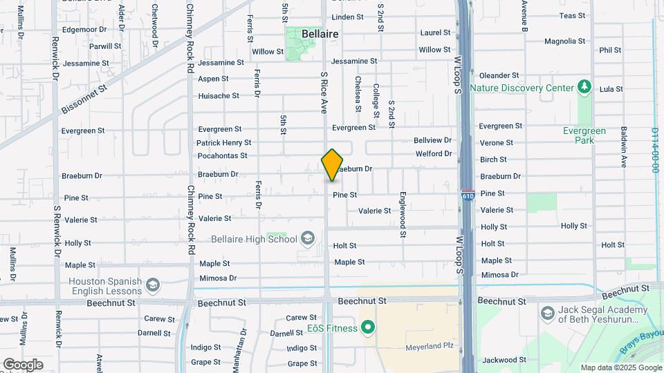 7805 S Rice Ave Map and Location Details