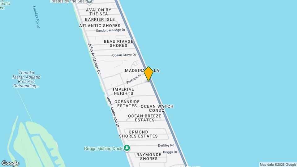2760 Ocean Shore Blvd Mapa y Detalles de la Ubicación