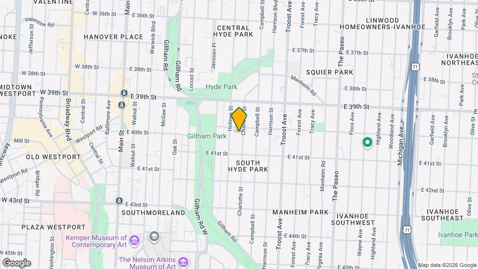 4008 Charlotte St Map and Location Details