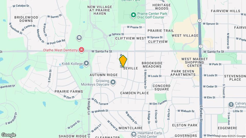 102 S Janell Dr Mapa y Detalles de la Ubicación