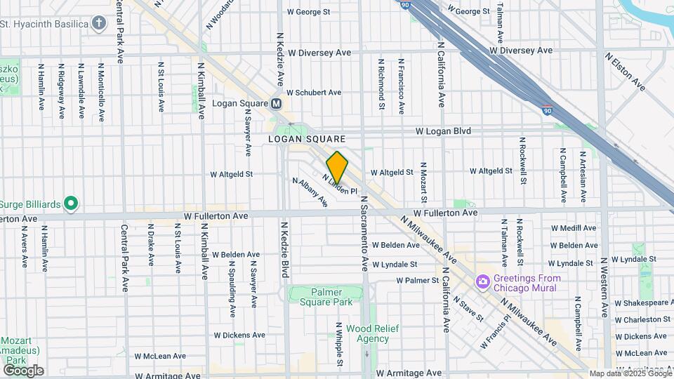 2450 N Linden Pl, Unit 3X Map and Location Details