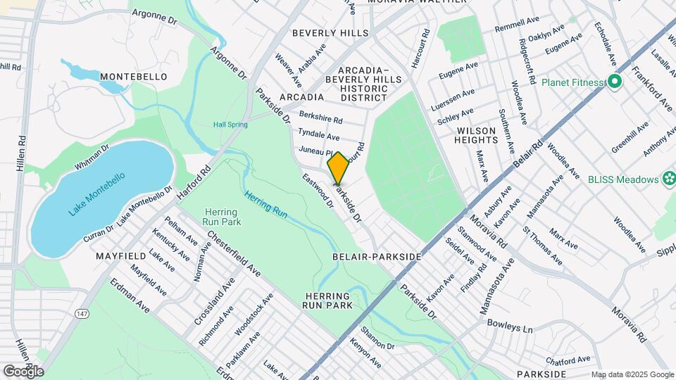 3703 Parkside Dr Map and Location Details