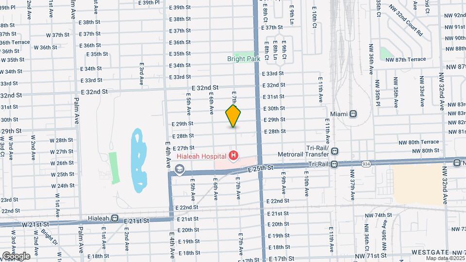 2810 E 7th Ave Map and Location Details