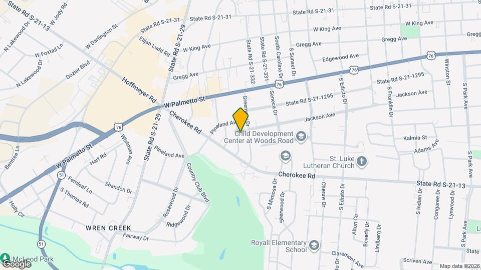 612 Garland Dr Mapa y Detalles de la Ubicación