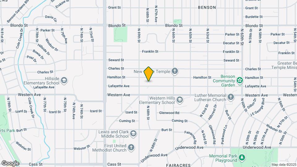 6772 Lafayette Ave Map and Location Details