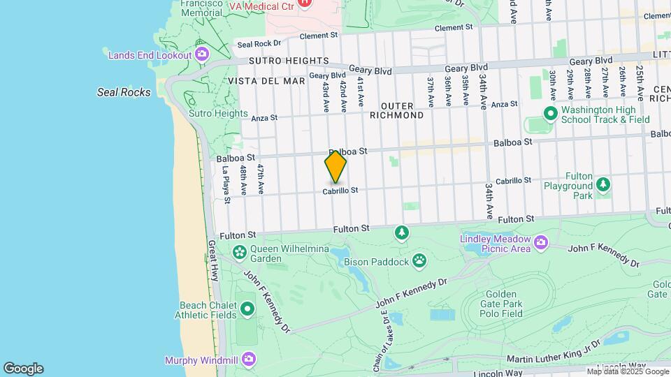 4150 Cabrillo St Map and Location Details